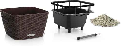 BACINO Cottage Mocha Planters as Full Set